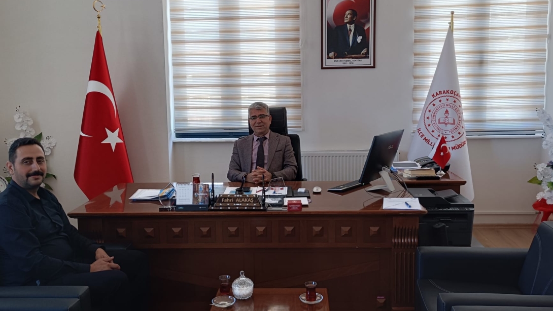 İlçe Milli Eğitim Müdürü Fahri ALAKAŞ'tan Tebrik